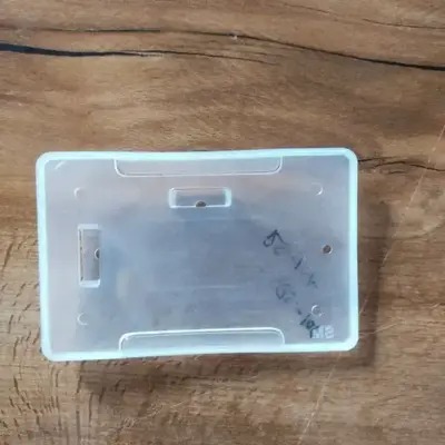 Sm plain Transparent id card holder